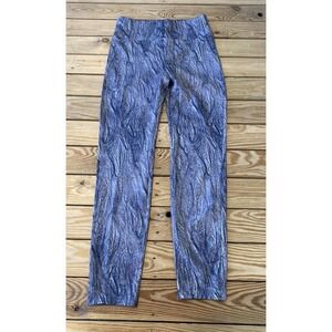 NEW Soulgani Active California Love Full Soul Leggings Medium Tall Women’s Blue